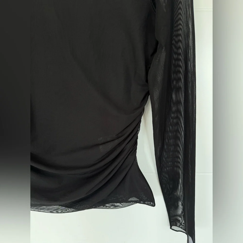 Wilfred Mesh Ruched Top - Picture 2 of 4